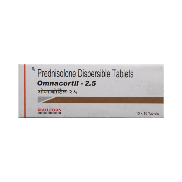 Prednisolone 2.5mg (Omnacortil 2.5)