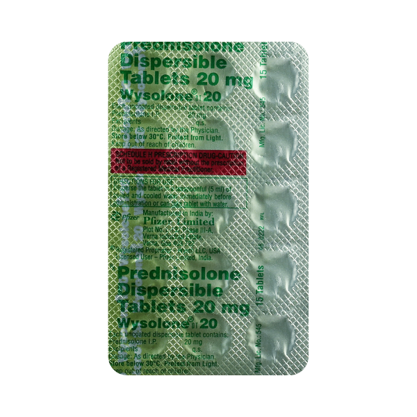 Prednisolone 20mg (Wysolone 20) - Image 5