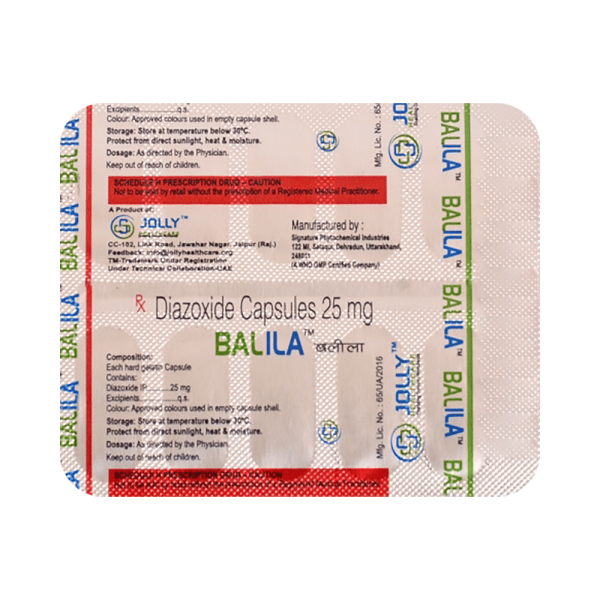 Diazoxide 25MG (Balila) - Image 3