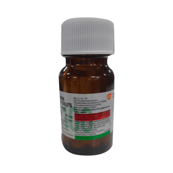 Thyroxine (Eltroxin 100mcg) - Image 3