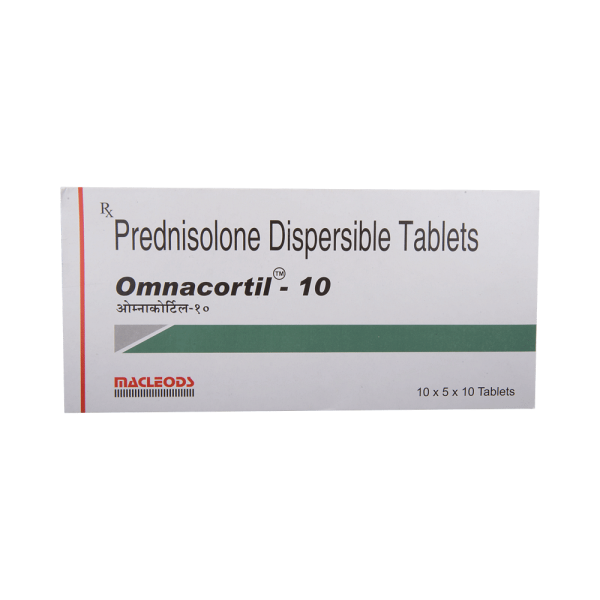Prednisolone 10mg (Omnacortil 10)