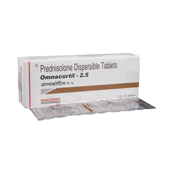 Prednisolone 2.5mg (Omnacortil 2.5) - Image 2