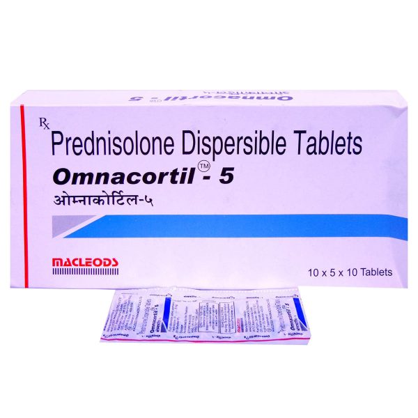 Prednisolone 5mg (Omnacortil 5)