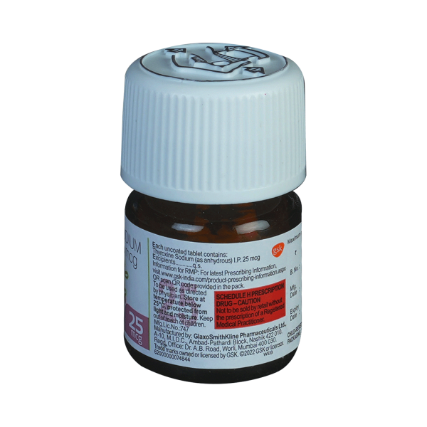Thyroxine (Eltroxin 25mcg) - Image 2