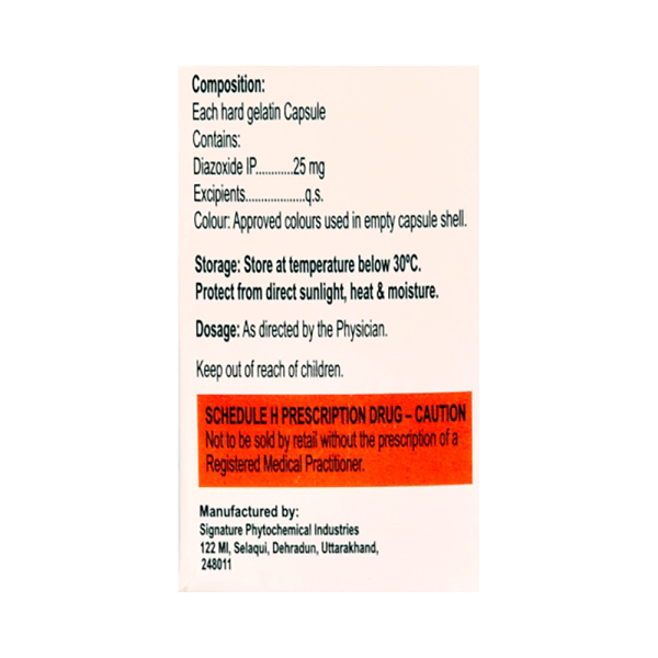 Diazoxide 25MG (Balila) - Image 2