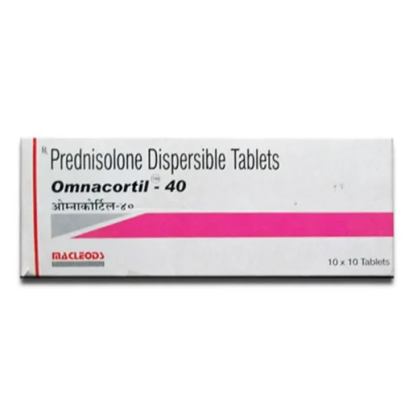 Prednisolone 40mg (Omnacortil)